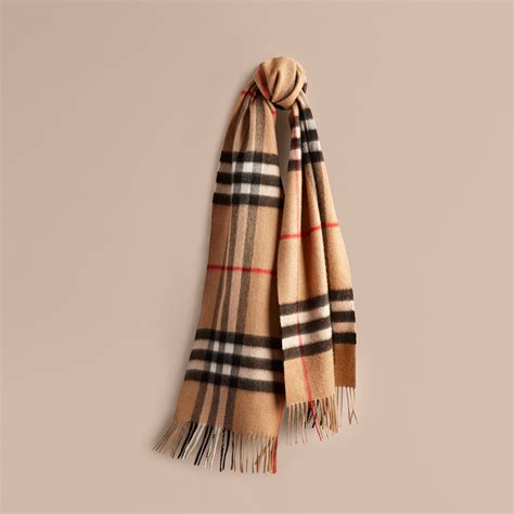 burberry house check cashmere bandana camel|Burberry Classic Check Cashmere Scarf .